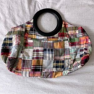 J. Crew Madras Handbag